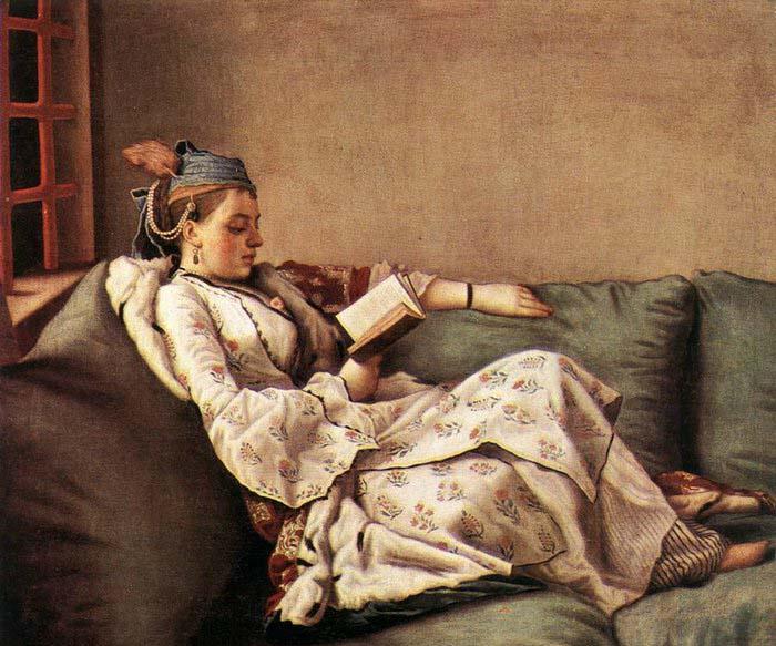 Jean-Etienne Liotard Marie Adalaide oil painting image